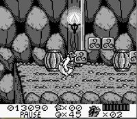 une photo d'Ã©cran de Asterix et Obelix (Game Boy) sur Nintendo Game Boy